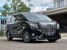 2017 Toyota Alphard 2.5 G MPV ATPM - LOW KM - Cash Rp505jt - TERMURAH