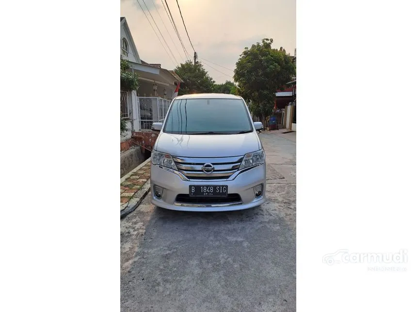 Jual Mobil Nissan Serena 2014 Highway Star 2.0 di Jawa Barat Automatic MPV Silver Rp 152.000.000