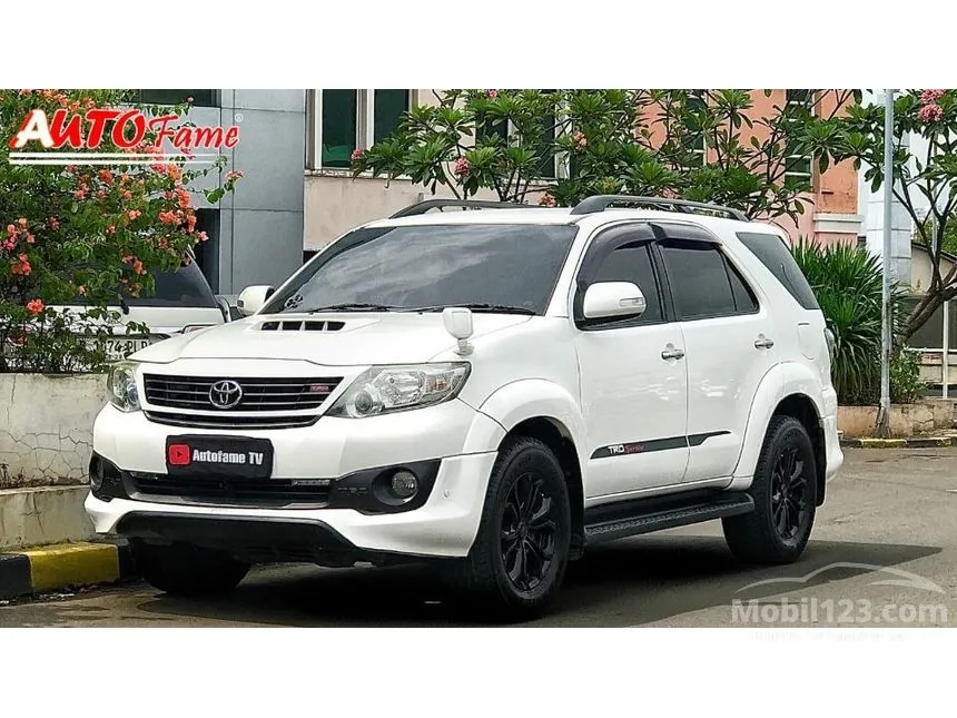 Jual Mobil Toyota Fortuner 2014 G TRD 2.5 di DKI Jakarta Automatic SUV Putih Rp 270.000.000