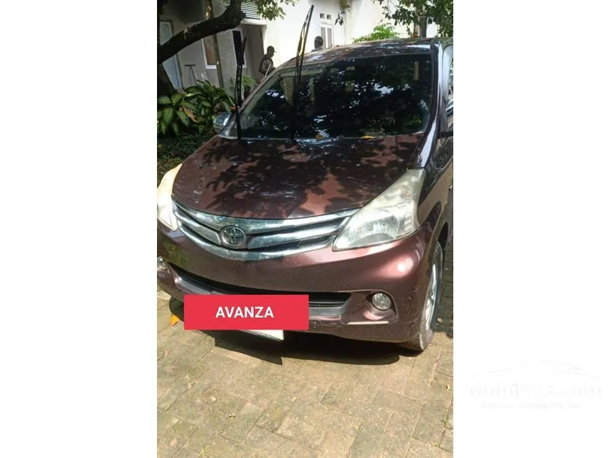Jual Mobil Toyota Avanza 2012 G 1.3 di Jawa Barat Manual MPV Merah Rp 107.000.000