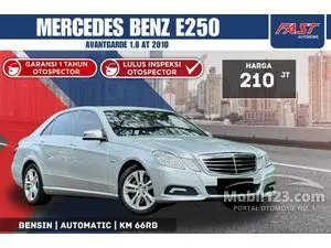 2010 Mercedes-Benz E250 1.8 Avantgarde CGI Sedan AT LOW KM.66RB & PAJAK PANJANG