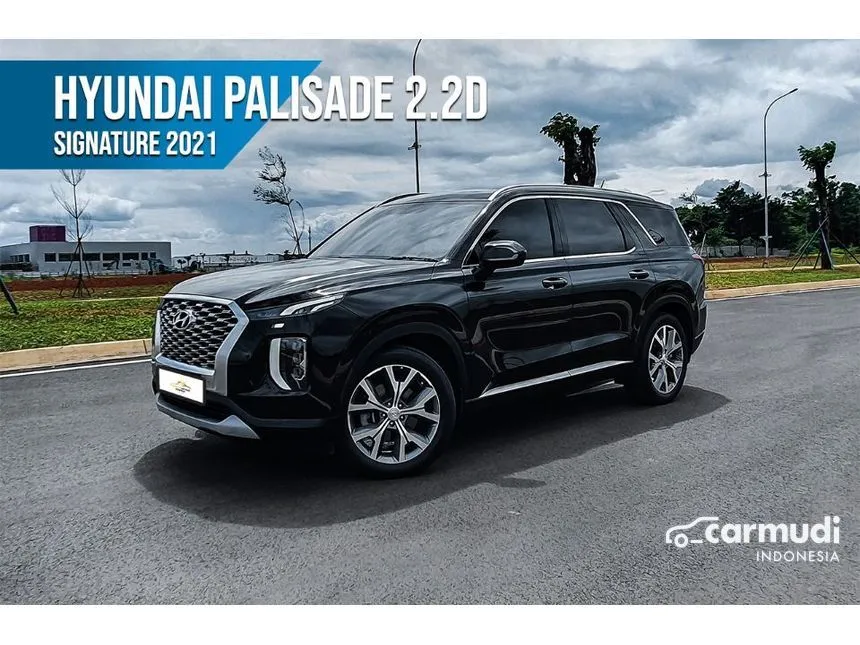 Jual Mobil Hyundai Palisade 2021 Signature AWD 2.2 di Banten Automatic SUV Hitam Rp 635.000.000