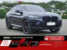 2022 BMW X4 2.0 xDrive30i M Sport SUV Odo 29 Rb Pajak Panjang (TDP MINIM) Kondisi Mulus