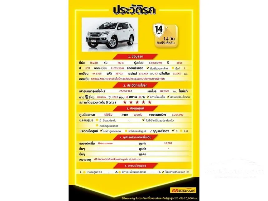 2018 Isuzu MU-X DVD SUV