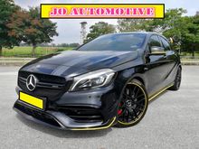 2018 Mercedes-Benz A45 AMG 2.0 (A) YELLOW NIGHT Ed. 4MATIC F.S.R 15K+Mileage U/Warrranty 2022Yrs Hatchback