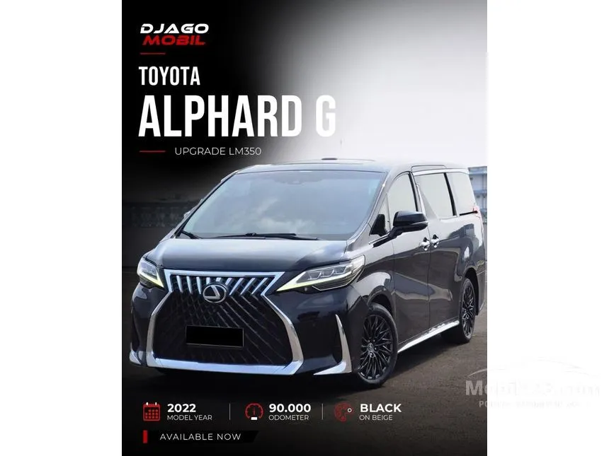 2022 Toyota Alphard G MPV