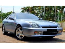 2000 Honda Prelude 2.2 Coupe AT Silver On Beige - LOW KM ONLY 66RIBUAN - PERFECT CONDITION - PAJAK PANJANG HIDUP - KREDIT EASY NO RIBET
