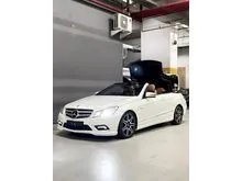 2011 Mercedes-Benz E250 1.8 Convertible White on Brown Odo 20 Rb (TERMURAH)