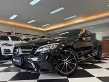 2019 Mercedes-Benz C200 1.5 EQ Boost Avantgarde Line Sedan [Km12.000] Nik2019 Black On Black Speedo Digital Record ATPM #AUTOHIGH #BEST DEAL