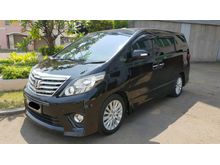 Toyota Alphard 2.4 SC Premium Sound CBU Builtup Jepang - Black on Black - 2012 Pemakaian 2013