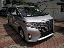 ** 2016 TOYOTA ALPHARD 2.5 X ( 2 WHEEL) UNREG