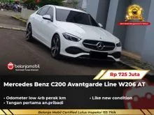 2024 Mercedes-Benz C200 1.5 Avantgarde Line Sedan W206 AT Putih NIK 2024 [LOW KM 4RB]