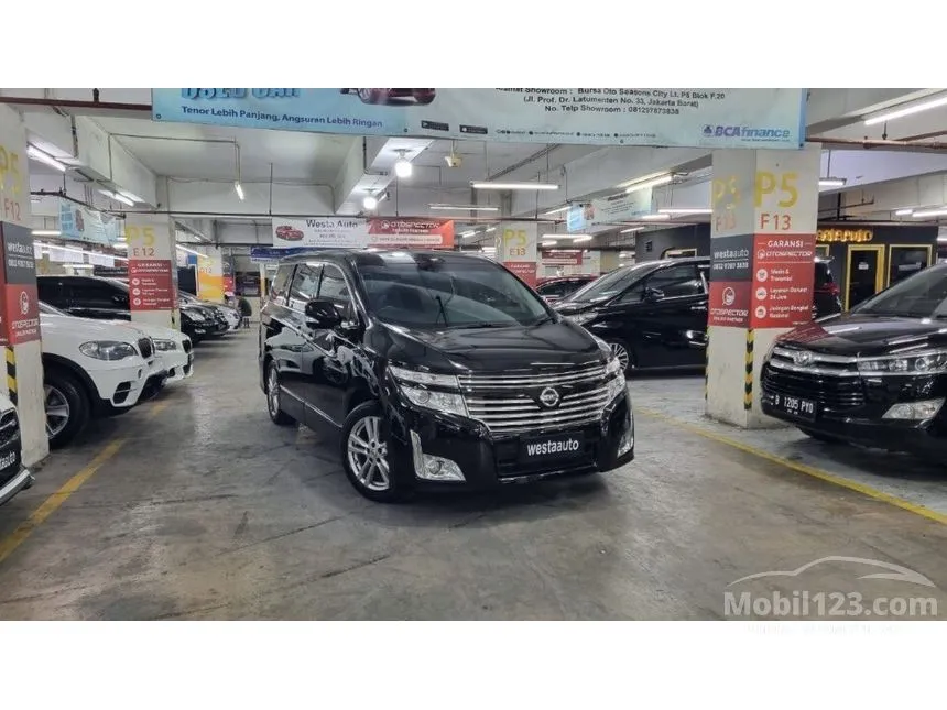 Jual Mobil Nissan Elgrand 2012 Highway Star 3.5 di DKI Jakarta Automatic MPV Hitam Rp 248.000.000