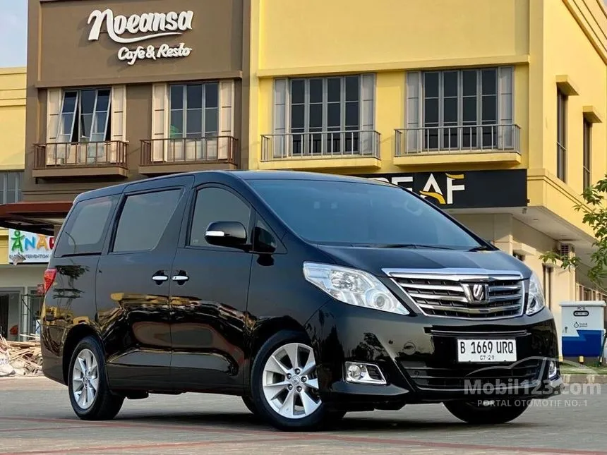 Jual Mobil Toyota Alphard 2014 G 2.4 di Banten Automatic MPV Hitam Rp 295.000.000