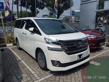 2017 Toyota Vellfire 2.5 G Van Wagon