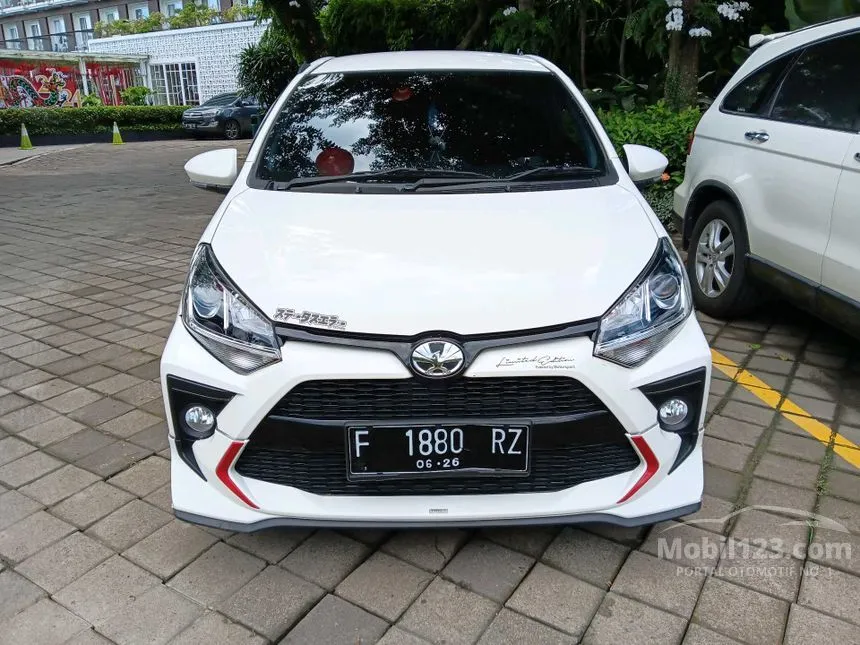 Jual Mobil Toyota Agya 2021 TRD 1.2 di Jawa Barat Automatic Hatchback Putih Rp 138.000.000