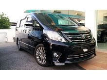 2013 UNREG Toyota Alphard 2.4 TG II MPV 7S HT18SPEAKER SR 2PDR PBOOT CBOX 4CAMERA FSPEC