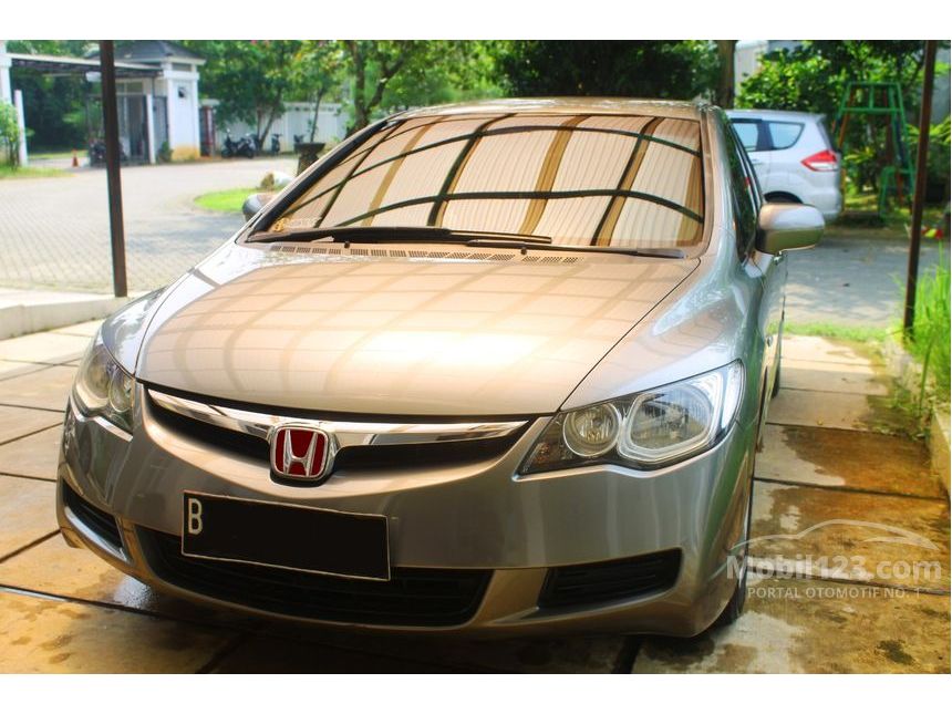 Jual Mobil Honda Civic 2006 FD 1.8 di Banten Automatic Sedan Abu-abu Rp