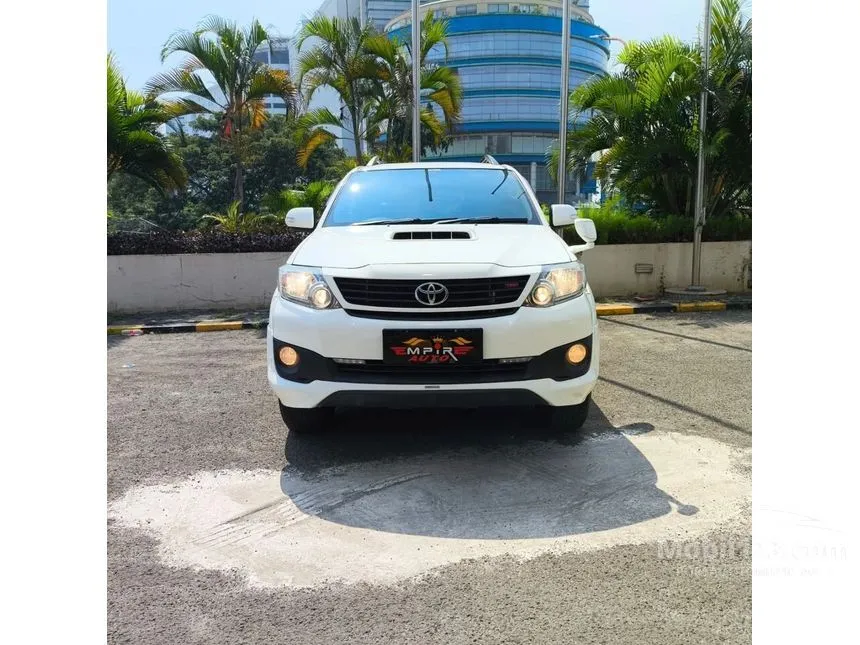 Jual Mobil Toyota Fortuner 2014 G TRD 2.5 di DKI Jakarta Automatic SUV Putih Rp 278.000.000