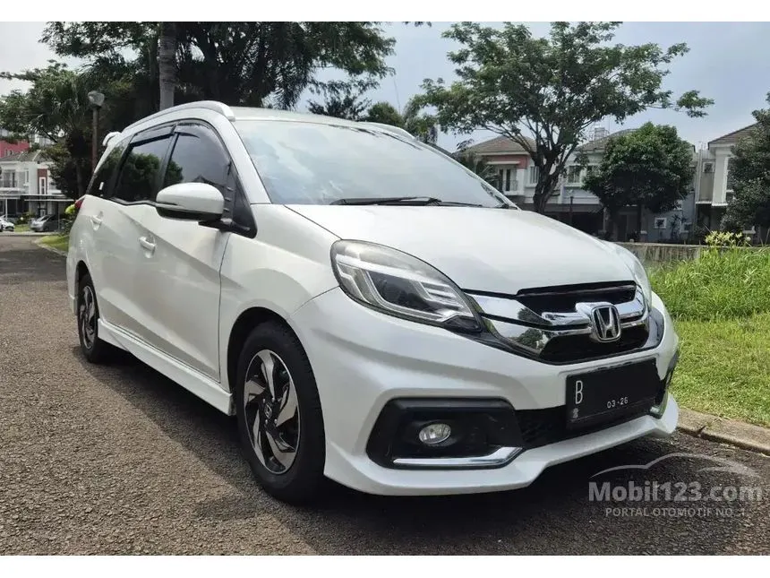 Jual Mobil Honda Mobilio 2016 RS 1.5 di DKI Jakarta Automatic MPV Putih Rp 149.000.000