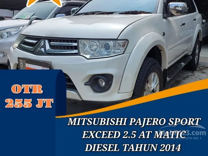 Jual Mobil Mitsubishi Pajero Sport 2014 Exceed 2.5 di Jawa Barat Automatic SUV Putih Rp 255.000.000