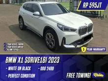 2023 BMW X1 1.5 sDrive18i xLine SUV White on Black Putih sDrive