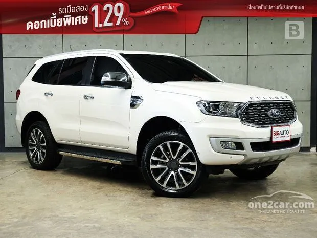 ซื้อรถมือสอง ford Everest ปี 22 25 used cars ราคาถูกที่สุดในตลาดรถมือ