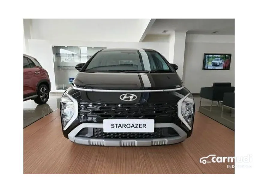 Jual Mobil Hyundai Stargazer 2024 Prime 1.5 di Banten Automatic Wagon Hitam Rp 289.000.000