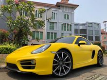 2013 Porsche Cayman 2.7 981 Coupe Reg.2014 Yellow On Black Full Option Km20rb TDP.275JT