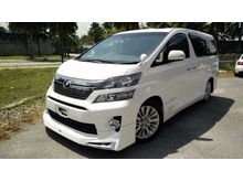 2014 Toyota Vellfire 2.4 Z - Sunroof Full Leather