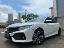 2018 Honda Civic 1.5 E Hatchback Turbo White On Black TOTAL DP 100JT HARGA MIRING KONDISI MULUS LIKE NEW #CECILIAAUTO