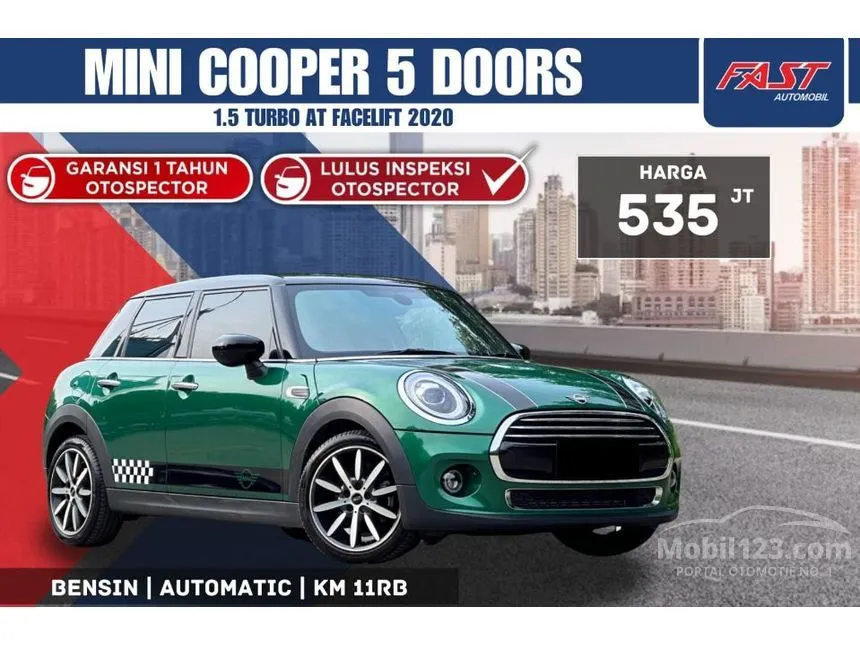 Jual Mobil MINI Cooper 2020 5 Door 1.5 di DKI Jakarta Automatic Hatchback Hijau Rp 535.000.000