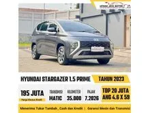 2023 Hyundai Stargazer 1.5 Prime MPV Matic Abu IVT Kondisi Siap Pakai Free BBN