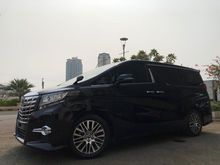 TDP 150 JUTA TOYOTA ALPHARD 2.5 SC 2015 BLACK ON BLACK SERVICE RECORD
