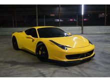 2011 Ferrari 458 4.5 Italia Coupe Yellow on black