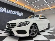 2018 Mercedes-Benz C300 2.0 AMG Line Sedan [Km11.000] Nik2018 White On Black Panoramic Sunroof PBD Record ATPM #AUTOHIGH #BEST VALUE