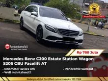 2019 Mercedes-Benz C200 2.0 Estate Exclusive Line Wagon S205 CBU Facelift AT Putih NIK 2019 [ LOW KM ]