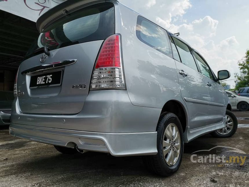 Toyota Innova 2011 G 2.0 in Selangor Automatic MPV Silver for RM 36,800 ...