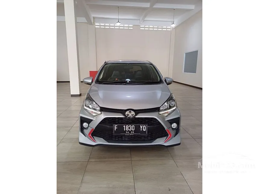 Jual Mobil Toyota Agya 2021 TRD 1.2 di Jawa Barat Manual Hatchback Silver Rp 132.000.000