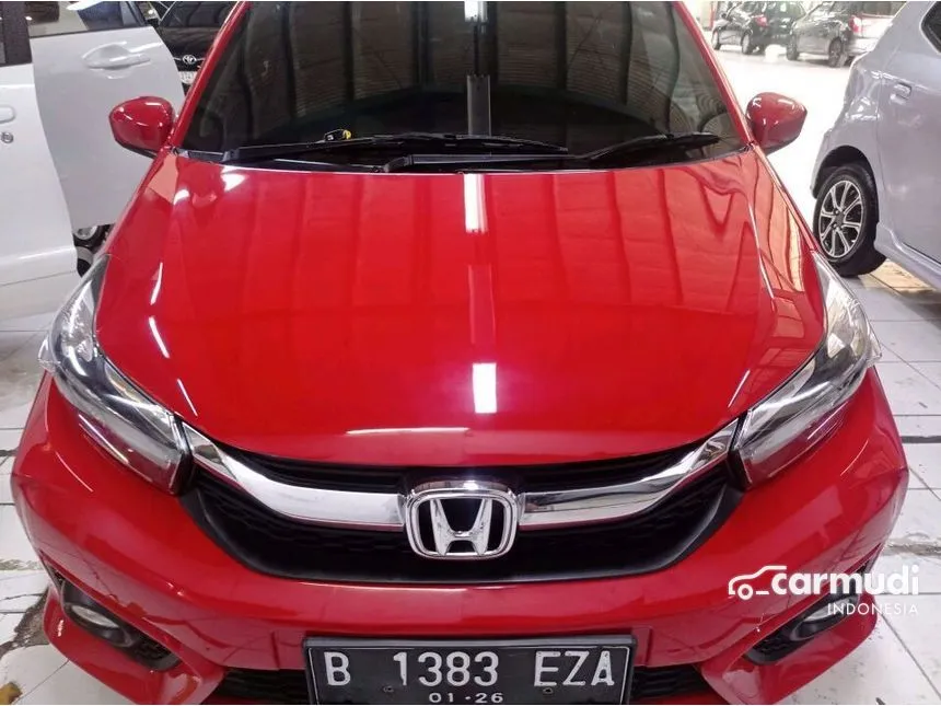 Jual Mobil Honda Brio 2020 Satya E 1.2 di Jawa Timur Automatic Hatchback Merah Rp 151.000.000