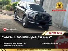 2024 GWM Tank 2.0 500 HEV SUV Hybrid 2.0 4x4 AWD AT Hitam Metalik NIK 2024 [ 4x4 - KM 10RB ]