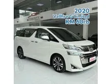 2019 Toyota Vellfire 2.5 G MPV Limited White on Black Record Putih