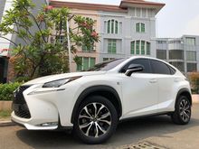 2016 Lexus NX200t 2.0 F-Sport SUV Nik2016 White On Black Km40rb Record Sunroof PBD HUD Full Spek ATPM Warranty TDP.225JT