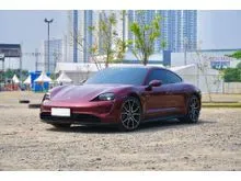 2021 Porsche Taycan 0.0 Performance Battery Plus Sedan (Faktur 2022) Mahogany Metallic on Black Odo 5 Rb (TERMURAH)