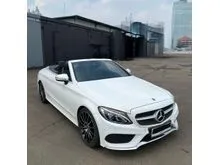 2018 Mercedes-Benz C300 2.0 AMG Cabriolet Convertible MERCY C 300 CABRIO. LOW KM 53 Rb TERAWAT. HARGA CASH BEST DEAL NEGOTIABLE YA. White On Black