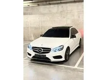 2014 Mercedes-Benz E400 3.0 AMG Sedan (Faktur 2015) White on Black Odo 60 Rb (TERMURAH)