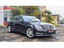 2013 Mercedes-Benz C250 1.8 CGI Sedan KM 22.000 ANTIK Mobil Simpanan Mercedes Benz C250 AMG Line 2013 Black On Black Terawat Perfect Condition