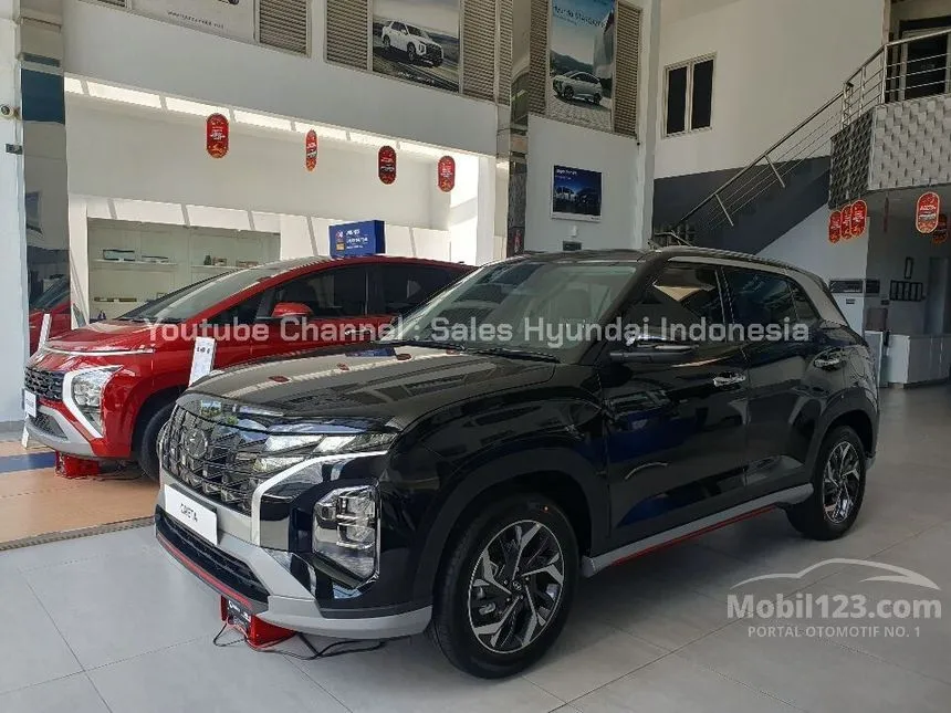 Jual Mobil Hyundai Creta 2024 Prime 1.5 di Banten Automatic Wagon Hitam Rp 399.800.000