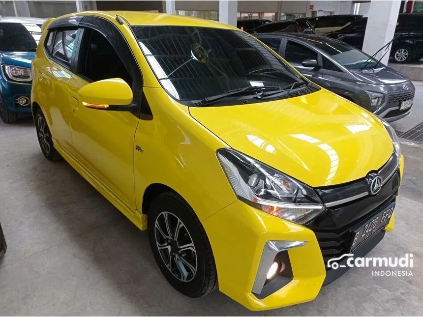 Jual Mobil Daihatsu Ayla 2021 R 1.2 di Banten Automatic Hatchback Kuning Rp 130.000.000