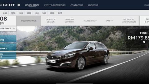 2015 Peugeot 508 Facelift Pops Up On Malaysian Website, Launch Imminent?
